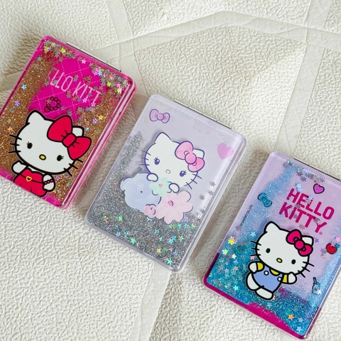 Espelho de bolsa quadrado com lado zoom - hello kitty - comprar online