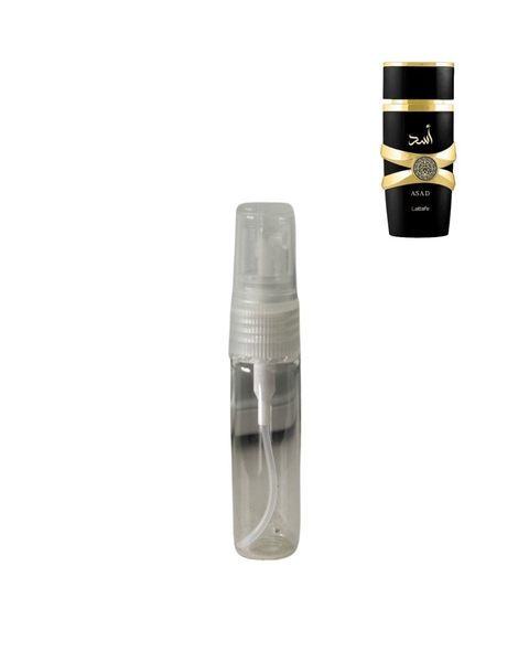 Decante 10ml - Perfume Árabe Asad Eau De Parfum inspiração sauvage elixir - Lattafa - comprar online
