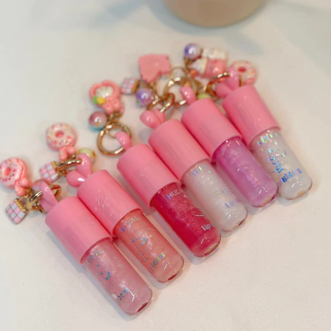 Lip Gloss Sheer inspiração lip bunny rosa - Huda Royal