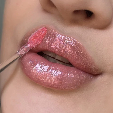 Gloss Labial cor Coral Spark Bomb Shine Joker- Mahav