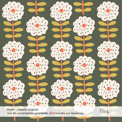 ESTAMPA LA GRAN FLOR - comprar online