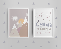 Conjunto Quadros - A Aventura Vai Começar - comprar online