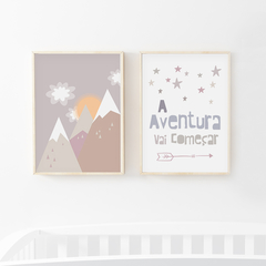 Conjunto Quadros - A Aventura Vai Começar
