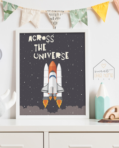 Quadro Decorativo Quarto de Bebê - Across The Universe - comprar online