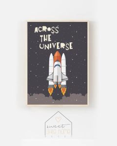Quadro Decorativo Quarto de Bebê - Across The Universe na internet