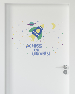 Adesivo Personalizado Para Parede - Across The Universe