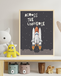 Quadro Decorativo Quarto de Bebê - Across The Universe