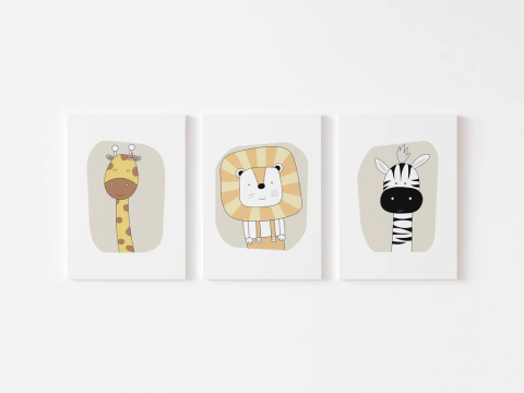 Pôster Digital - Bichinhos 3