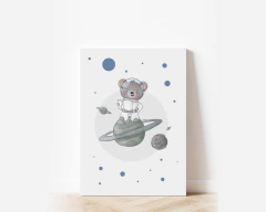 Pôster Digital - Ursinho Astronauta