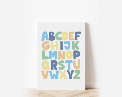Pôster Para imprimir - Alfabeto Fantasia
