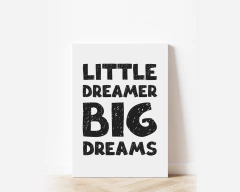 Pôster Para Imprimir - Little Dreamer Big Dreams