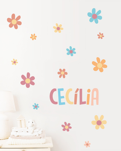 Adesivo Com Nome Personalizado - Cecilia
