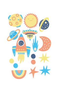 Adesivo Astronauta Com Nome Personalizado - Nicolas - loja online