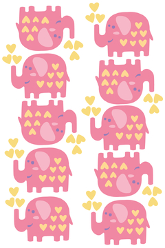 Adesivo de Parede Elefante - loja online