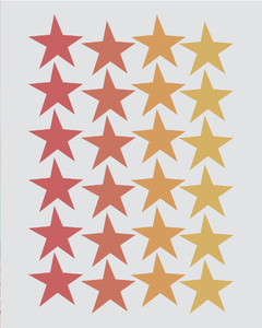 Adesivo de Parede Estrelas - Summer - comprar online