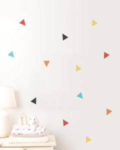 Adesivo De Parede Infantil Triangulos - Play All Day