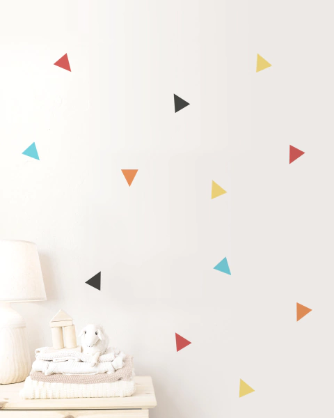 Adesivo De Parede Infantil Triangulos - Play All Day