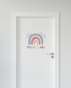 Adesivo Personalizado Para Parede - Arco Iris Maria Clara - comprar online