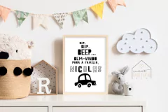 Quadro para Quarto Infantil - Beep Beep Beep na internet