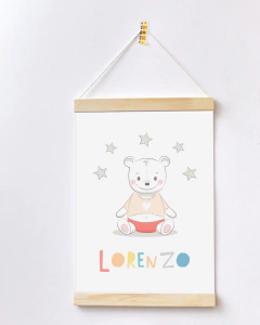 Flâmula para Quarto de Bebê - Bichinhos Lorenzo
