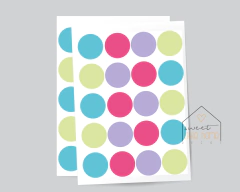 Adesivo Bolinha Para Quarto de Bebê - Colorido - comprar online