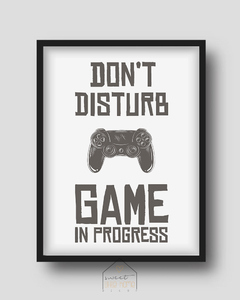 Quadro Decorativo - Game In Progress