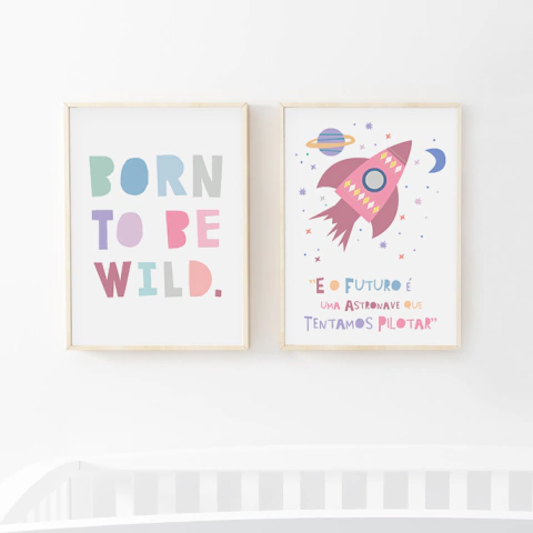 Conjunto Quadros Infantil - Futuro