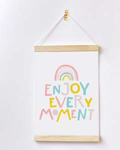 Flâmula para Quarto de Bebê - Enjoy Every Moment