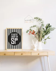 Quadro Decorativo - Existe Amor em SP na internet