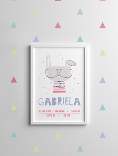 Quadro de Nascimento Coelho Escandi - Gabriela - comprar online