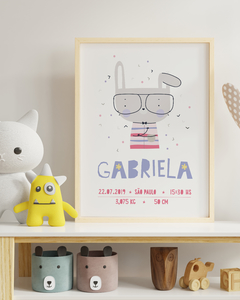 Quadro de Nascimento Coelho Escandi - Gabriela