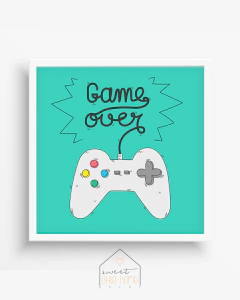 Quadro Para Quarto Infantil - Video Game - comprar online