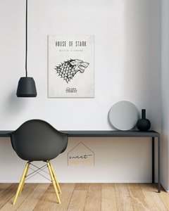 Placa Decorativa - House of Stark