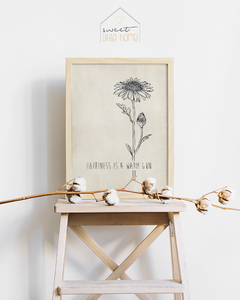 Quadro Decorativo - Happiness is a Warm Gun