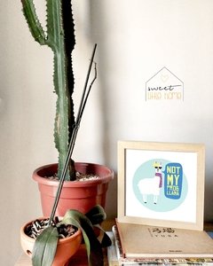 Quadro Not my Probllama - loja online