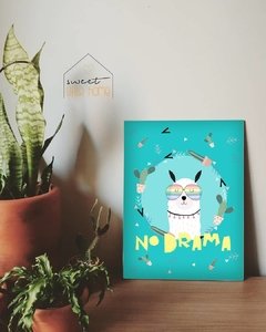 Placa Decorativa - No Drama