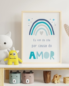 Quadro Para Quarto Infantil - Eu Vim Do Céu - comprar online