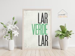 Quadro Decorativo -Lar Verde Lar - comprar online