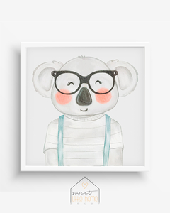 Quadro Decorativo Para Quarto de Bebê - Little Boys Coala na internet
