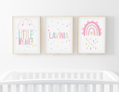 Conjunto Quadros Little Dreamer - Lavinia