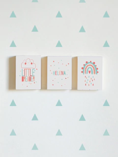 Mini Quadros Arco Iris - Little Dreamer