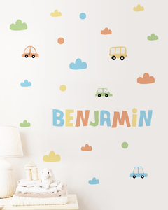 Adesivo Com Nome Personalizado - Benjamin