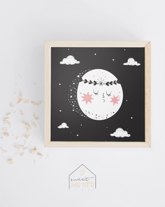 Kit Quadro Decorativo - Love You to the Moon and Back - loja online