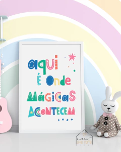 Quadro Decorativo Para Quarto de Bebê - Mágicas - comprar online
