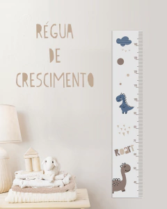 Régua De Crescimento Dinossauro