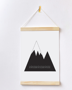 Flâmula para Quarto de Bebê - Montanhas Boho