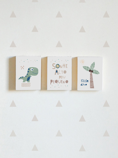 Mini Quadros - Sonhe Alto Meu Pequeno