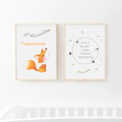 Conjunto Quadros Pequeno Príncipe - OEssencial