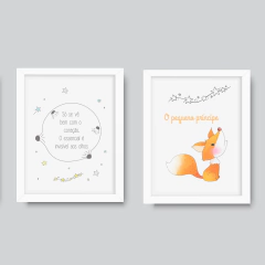 Conjunto Quadros Pequeno Príncipe - OEssencial - comprar online