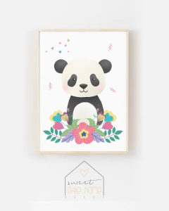 Quadro Decorativo Para Quarto de Bebê - Panda 2 na internet